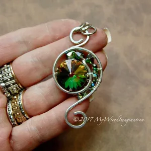 Eye of the Hurricane, Wire Wrap Pendant Tutorial