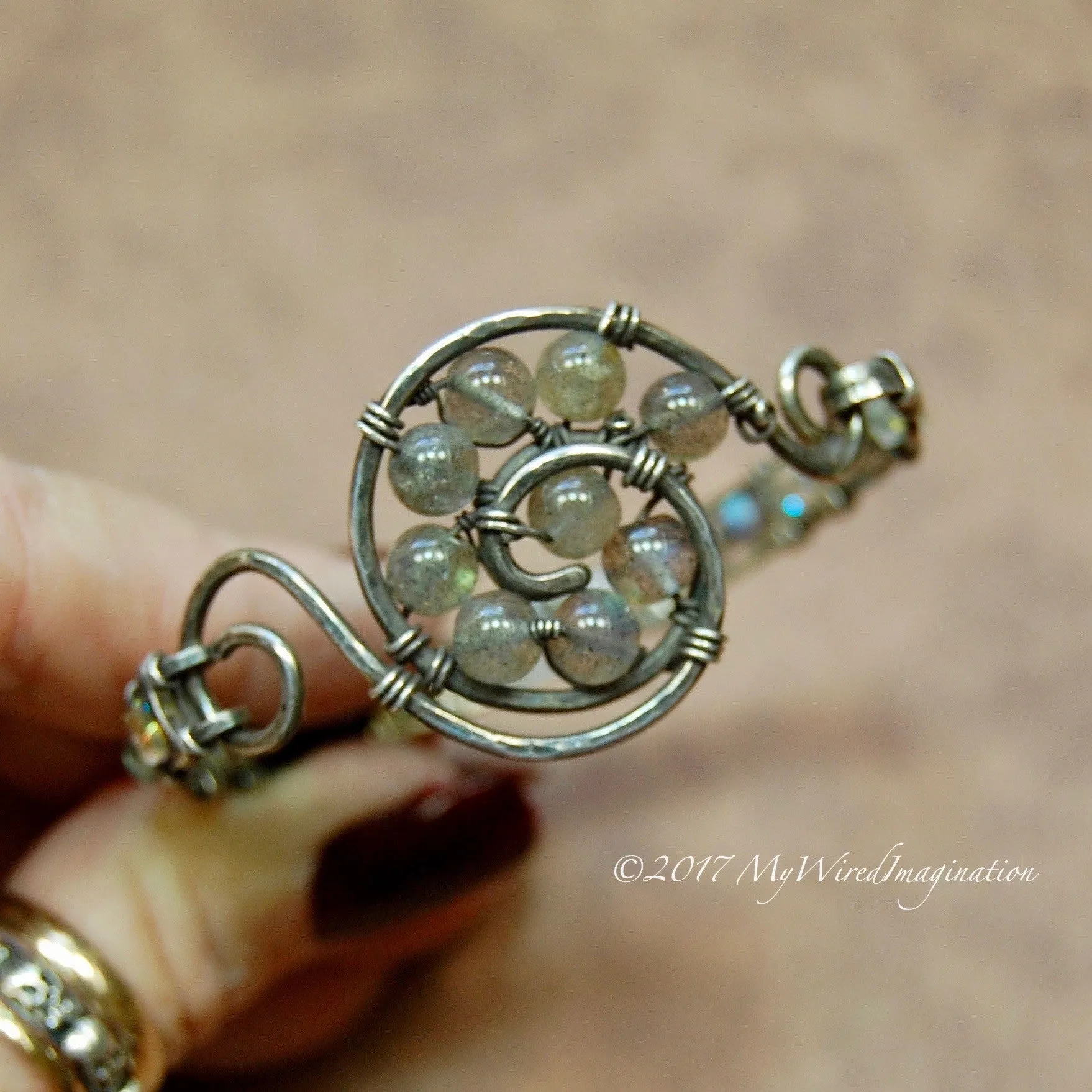 Eye of the Hurricane, Wire Wrap Pendant Tutorial