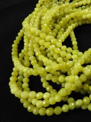 Faceted Serpentine Bead Strand CLOSEOUT