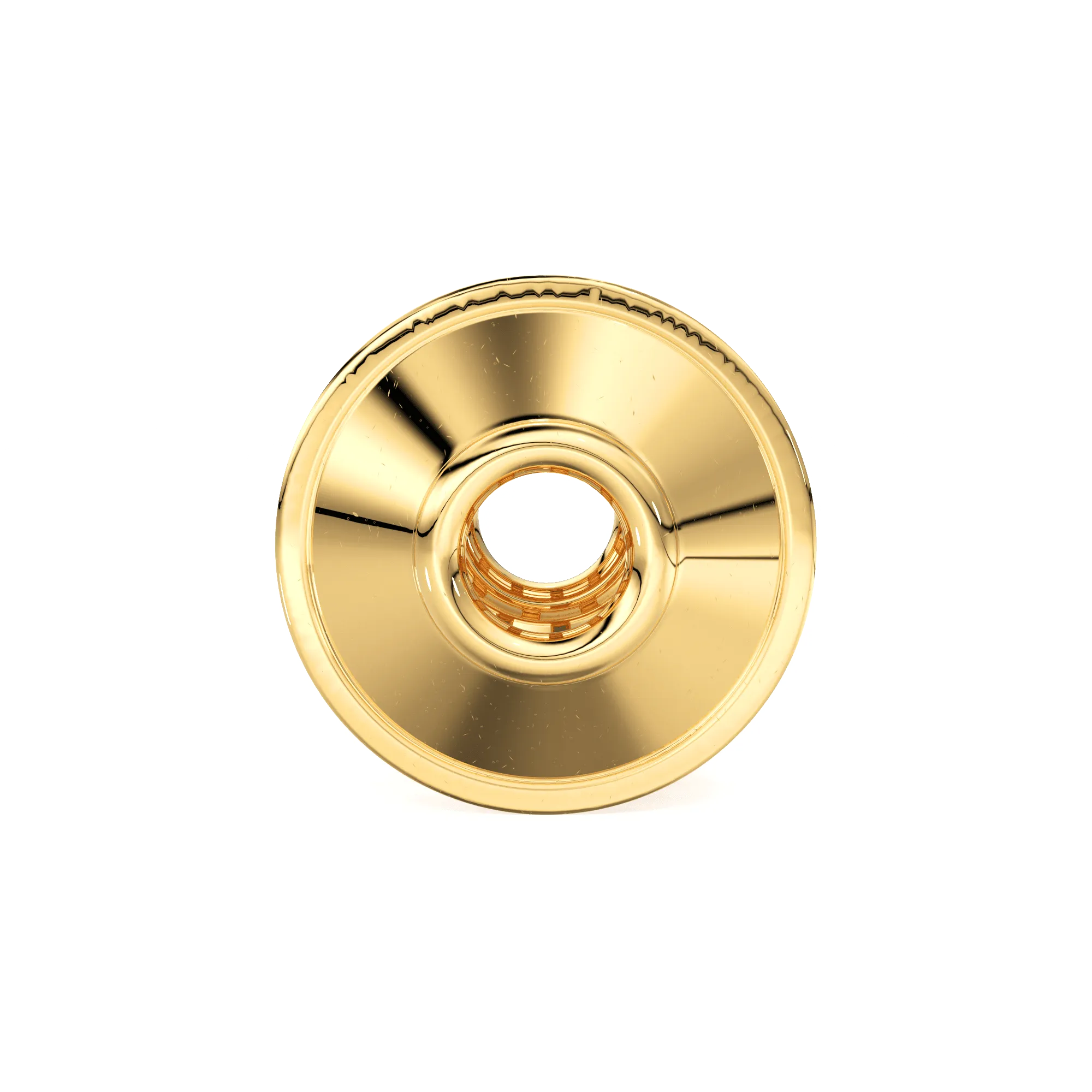 Fancy Solid Gold 14k 18k Solid Gold Spacer Bead Jewelry Making Supply available in 5.80mm