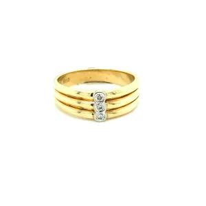 Fancy Three Jewel Ring - 040953