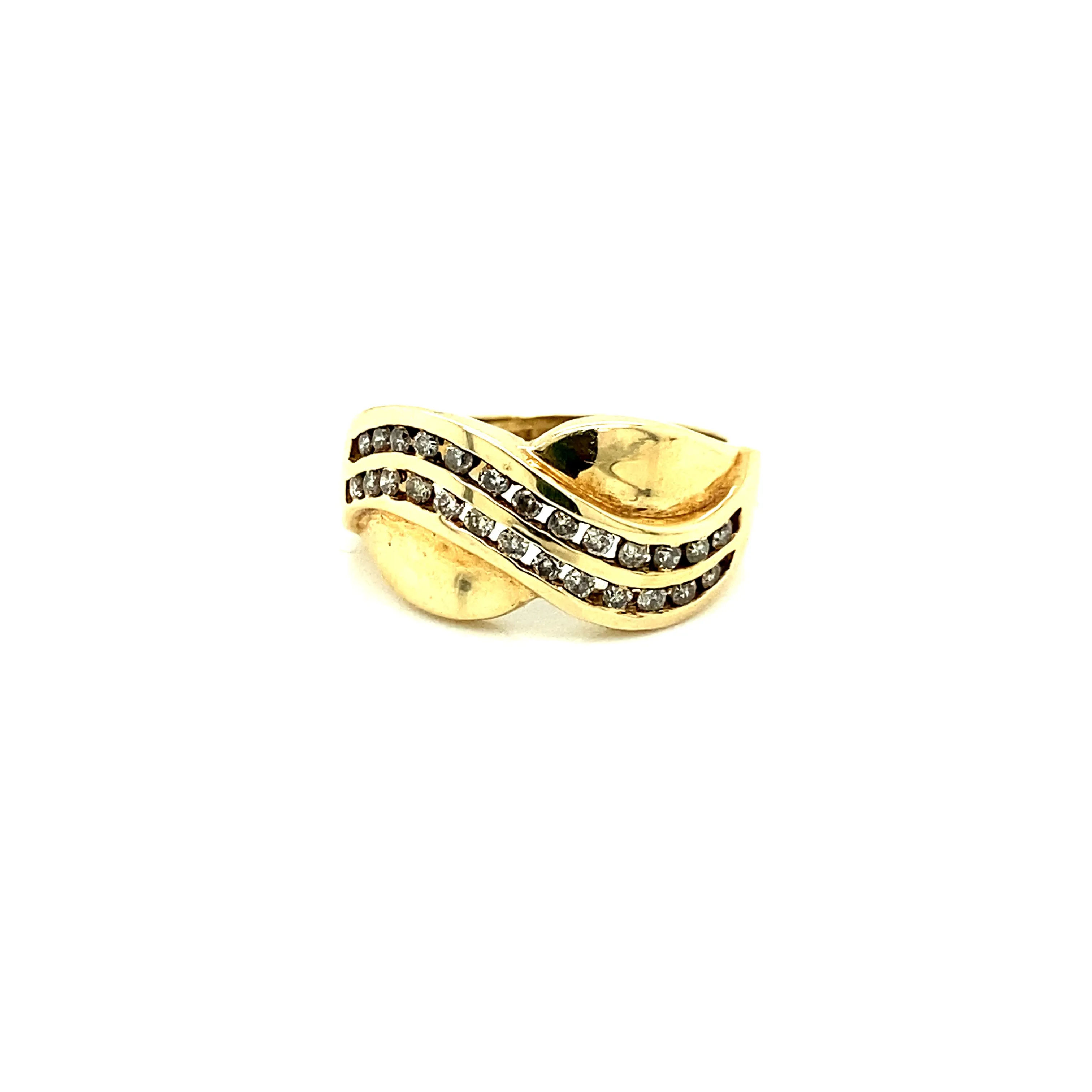 Fancy Wave Ring - 100909