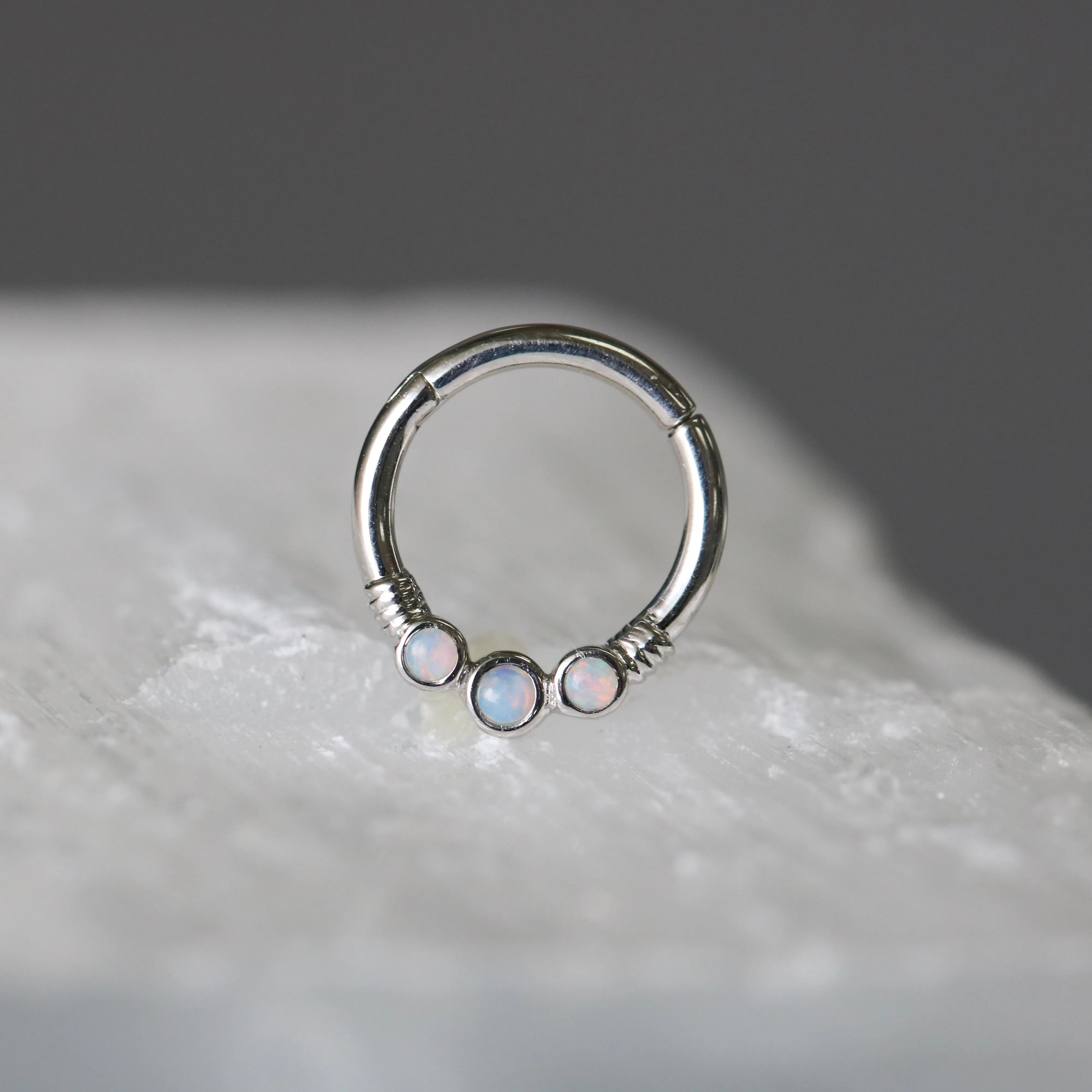 Faraway Clicker with White Opal