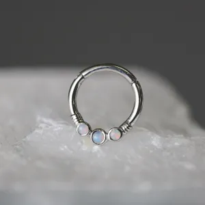 Faraway Clicker with White Opal