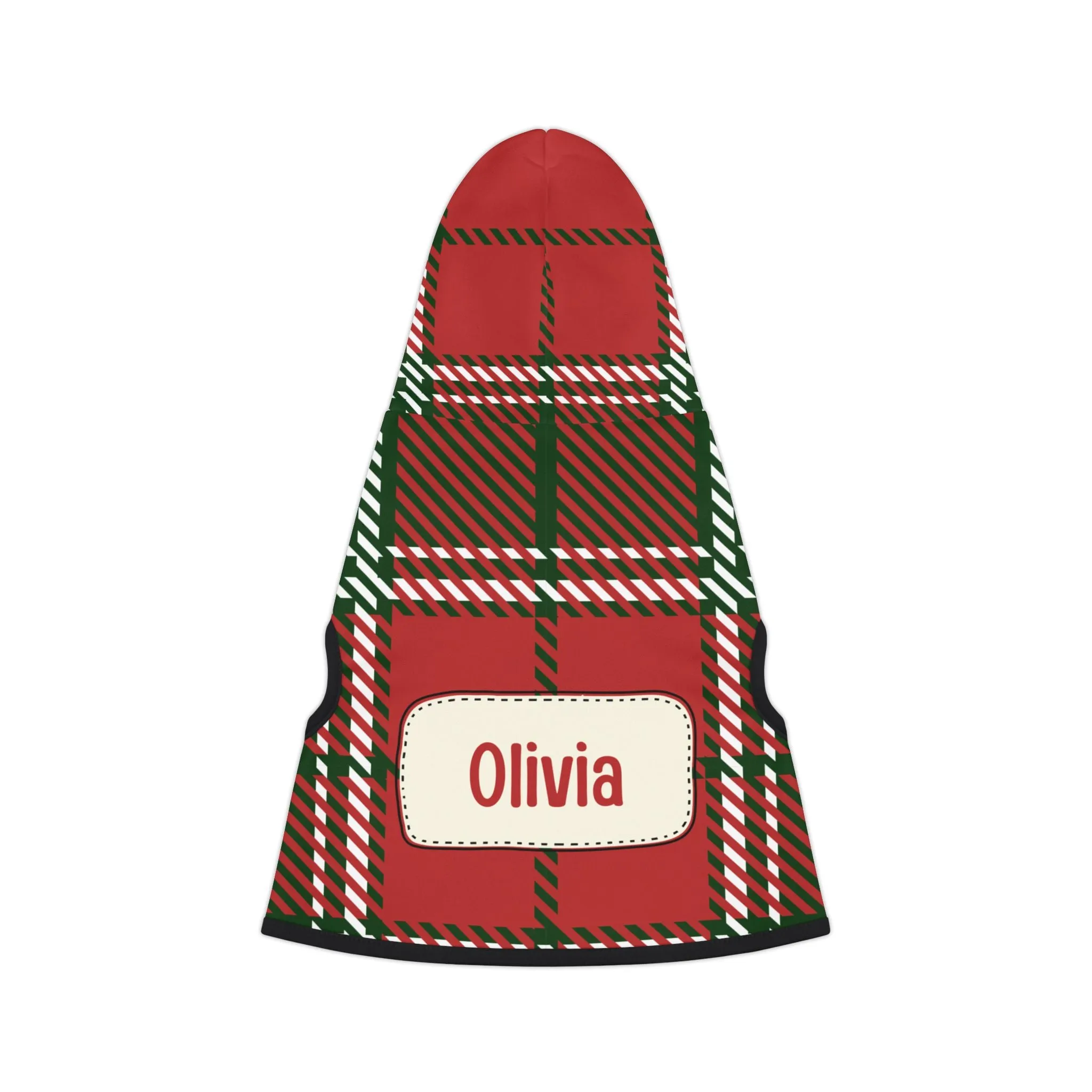 Flannel Design Personalized & Custom Design Pet Hoodie - Custom Pet Apparel