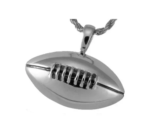 Football Cremation Necklace