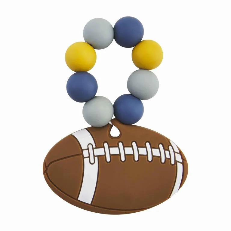 FOOTBALL SILICONE TEETHER