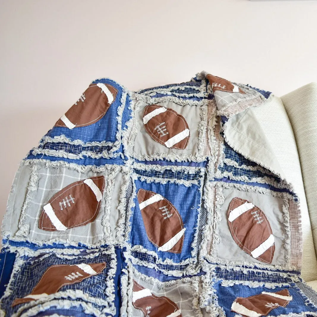 Football Sports Crib Bedding