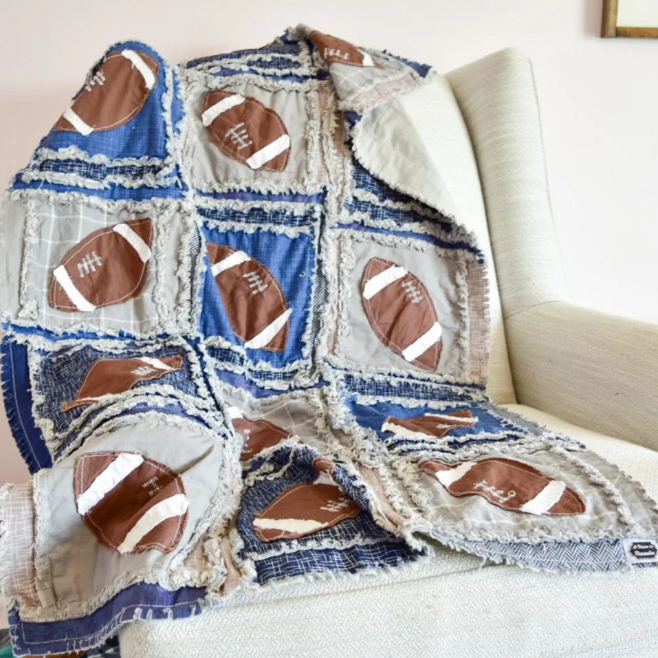Football Sports Crib Bedding