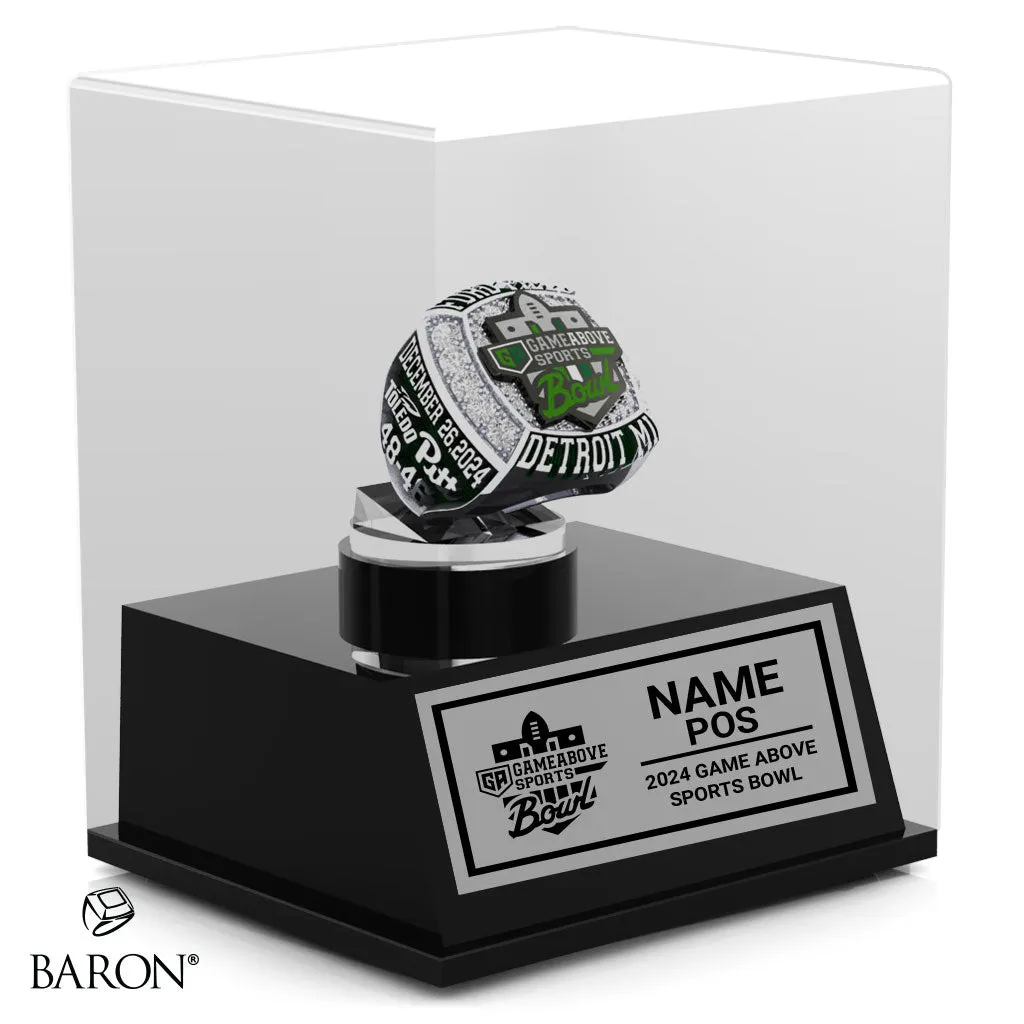 Game Above Sports Bowl 2024 Championship Display Case