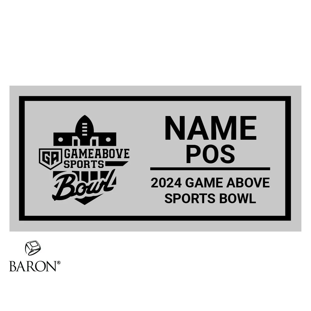 Game Above Sports Bowl 2024 Championship Display Case