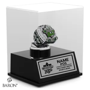 Game Above Sports Bowl 2024 Championship Display Case