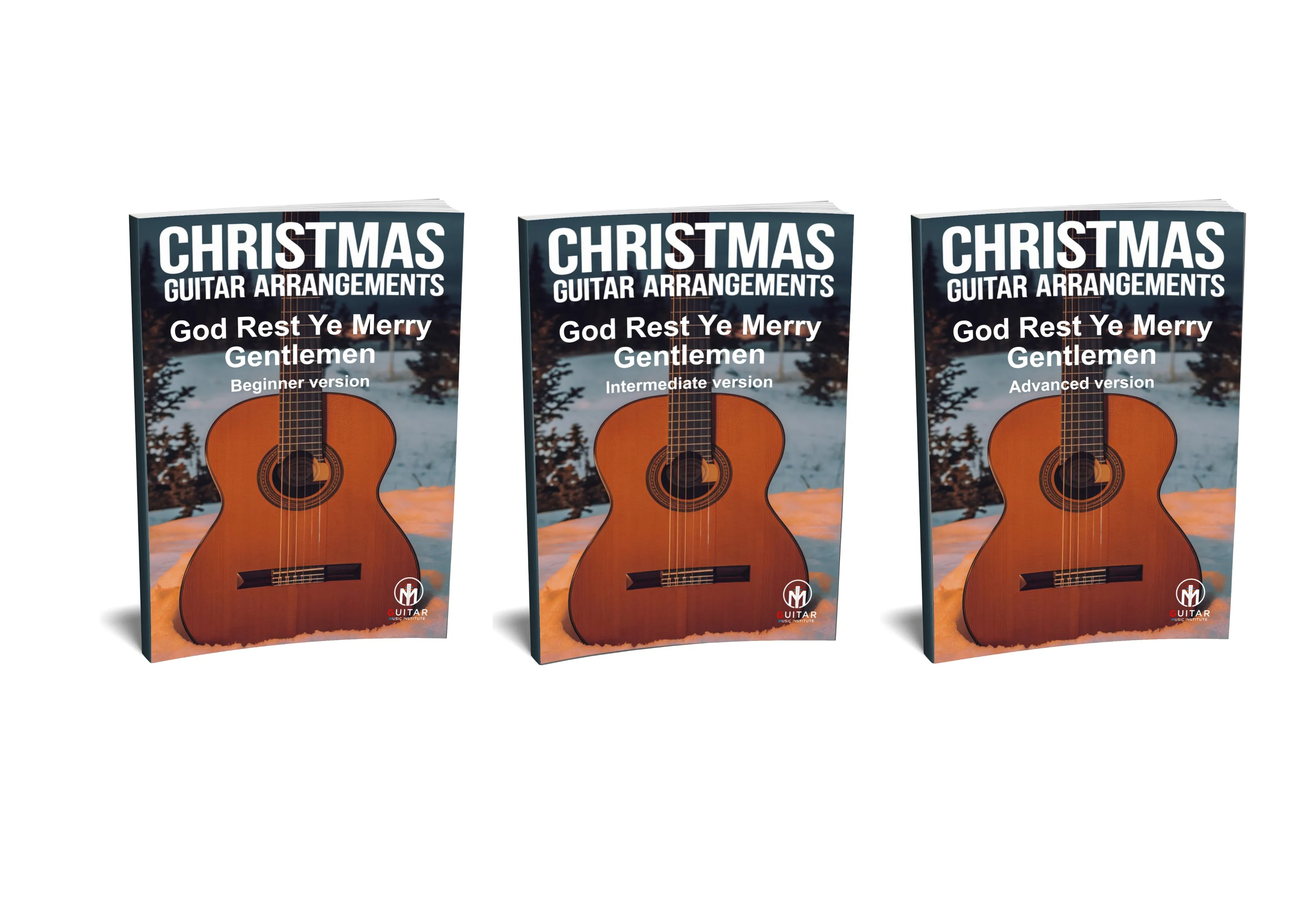 God Rest Ye Merry Gentlemen: PDF Combined Versions for guitar - Sheet Music Download