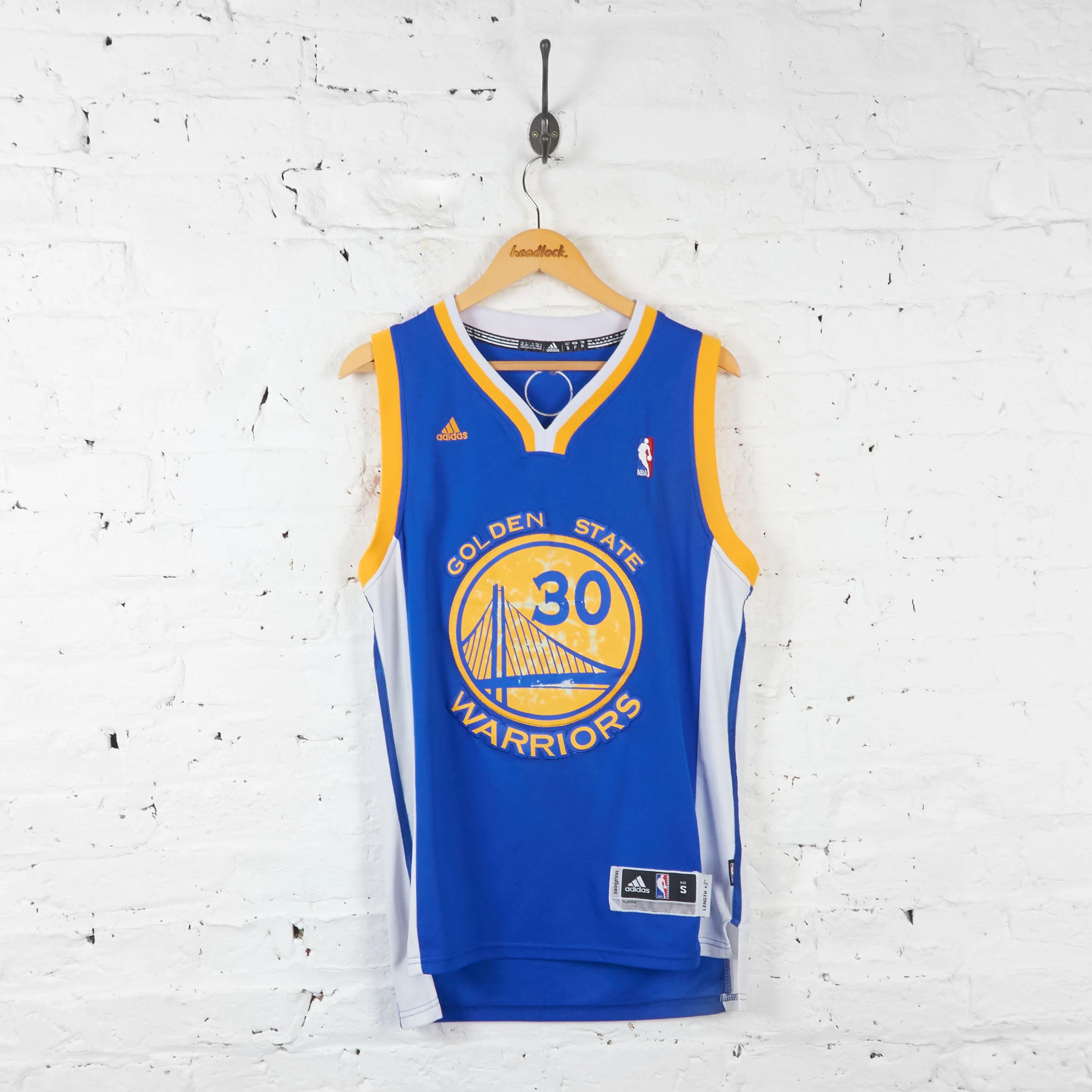 Golden State Warriors Curry Basketball Vest Jersey - Blue - S