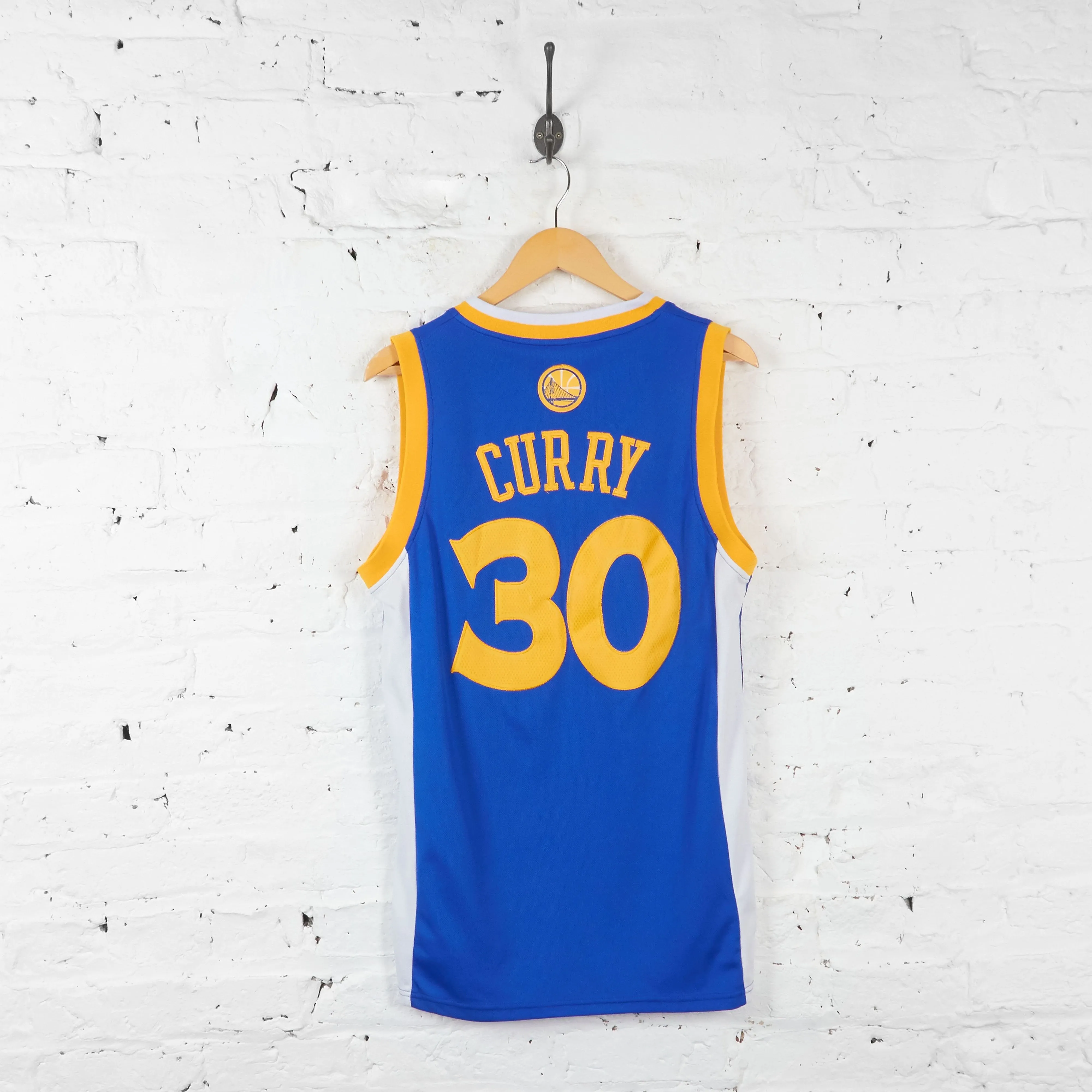 Golden State Warriors Curry Basketball Vest Jersey - Blue - S