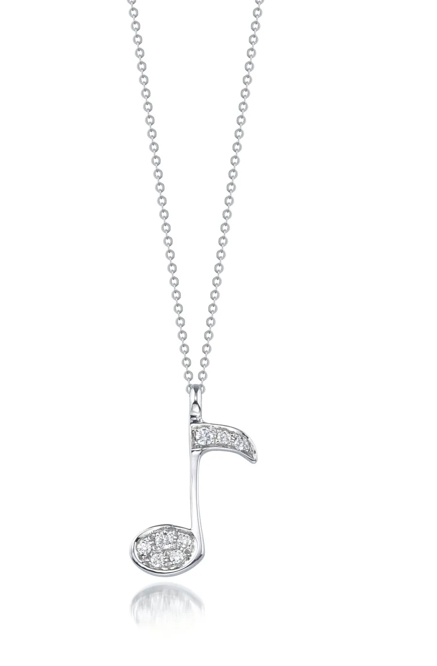 Graffiti Music Note Icon Necklace
