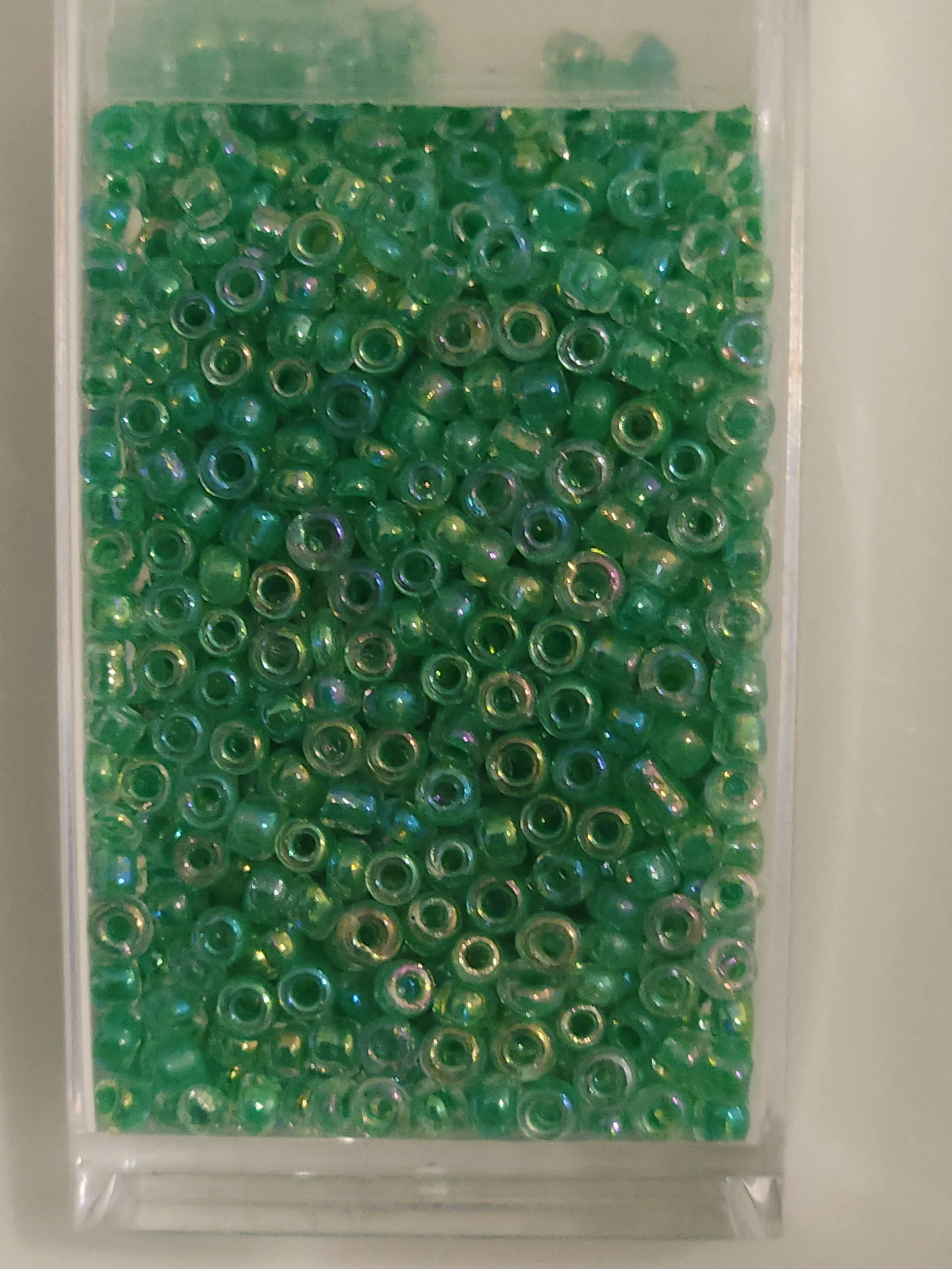 Green iridescent rainbow 56