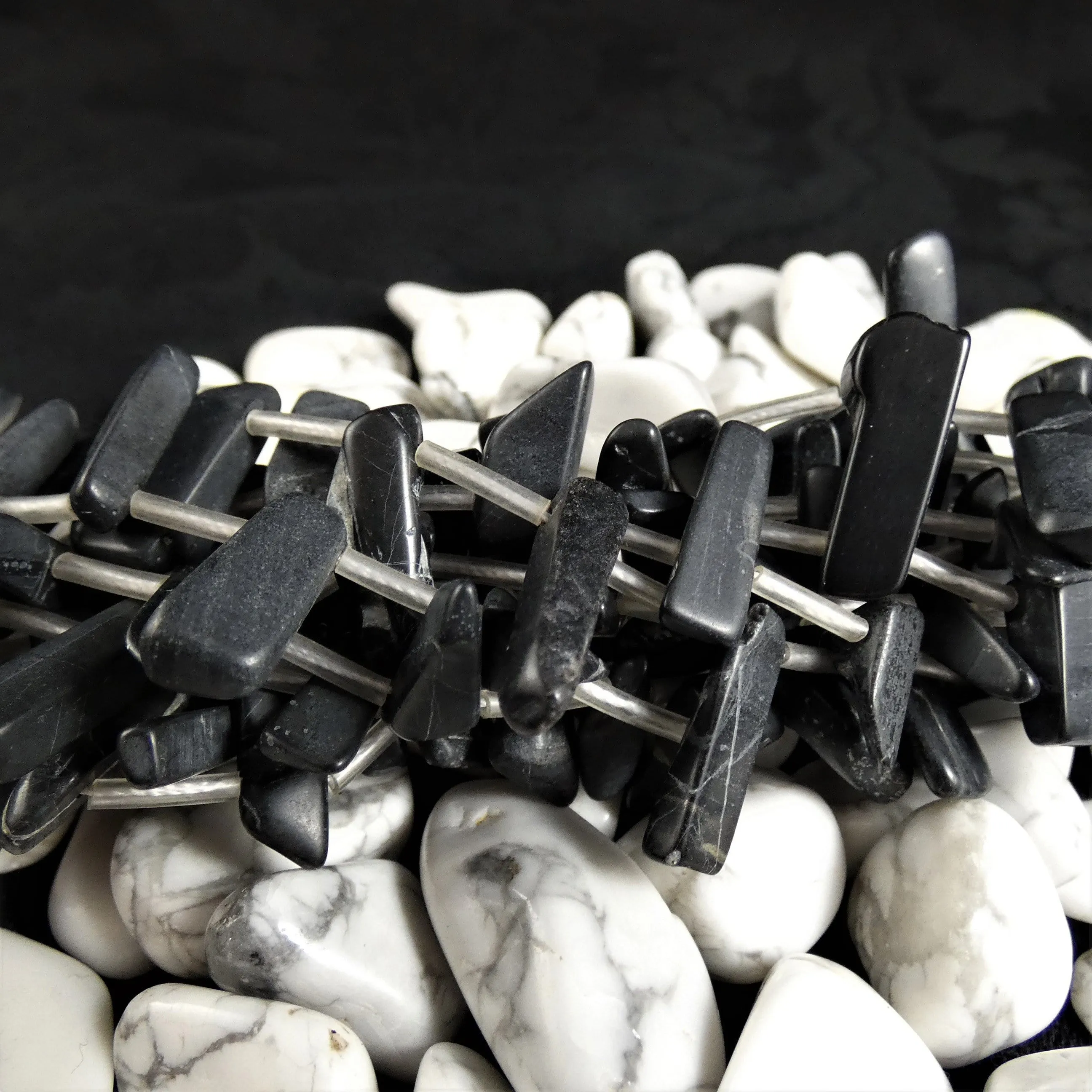 Grey Aventurine Bead Strands(rough polished)