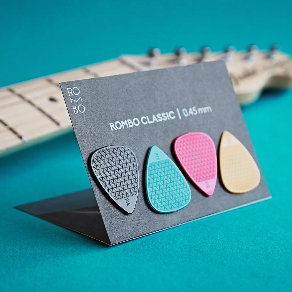 Guitar Pick Set Rombo Classic (4 Guitar Picks) - 0,45 mm