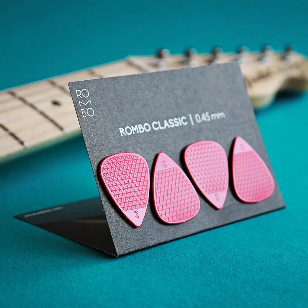 Guitar Pick Set Rombo Classic (4 Guitar Picks) - 0,45 mm