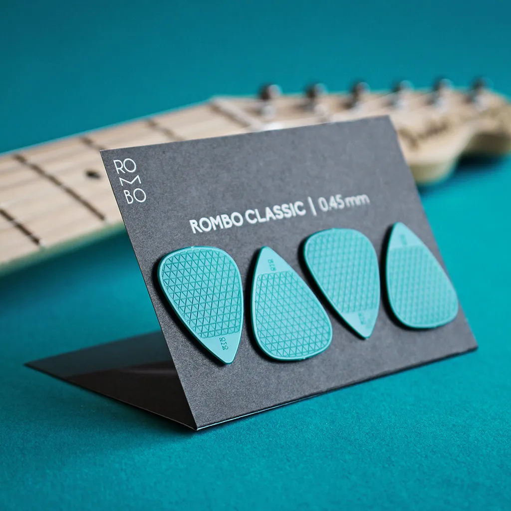 Guitar Pick Set Rombo Classic (4 Guitar Picks) - 0,45 mm
