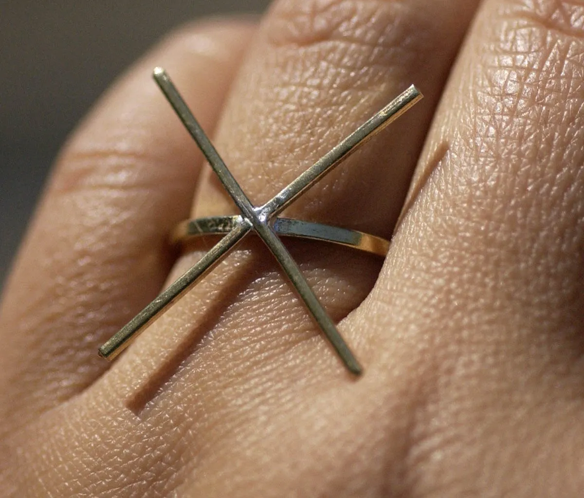 Handmade Claw Ring, Blank Setting, Square Shank, 4 prongs