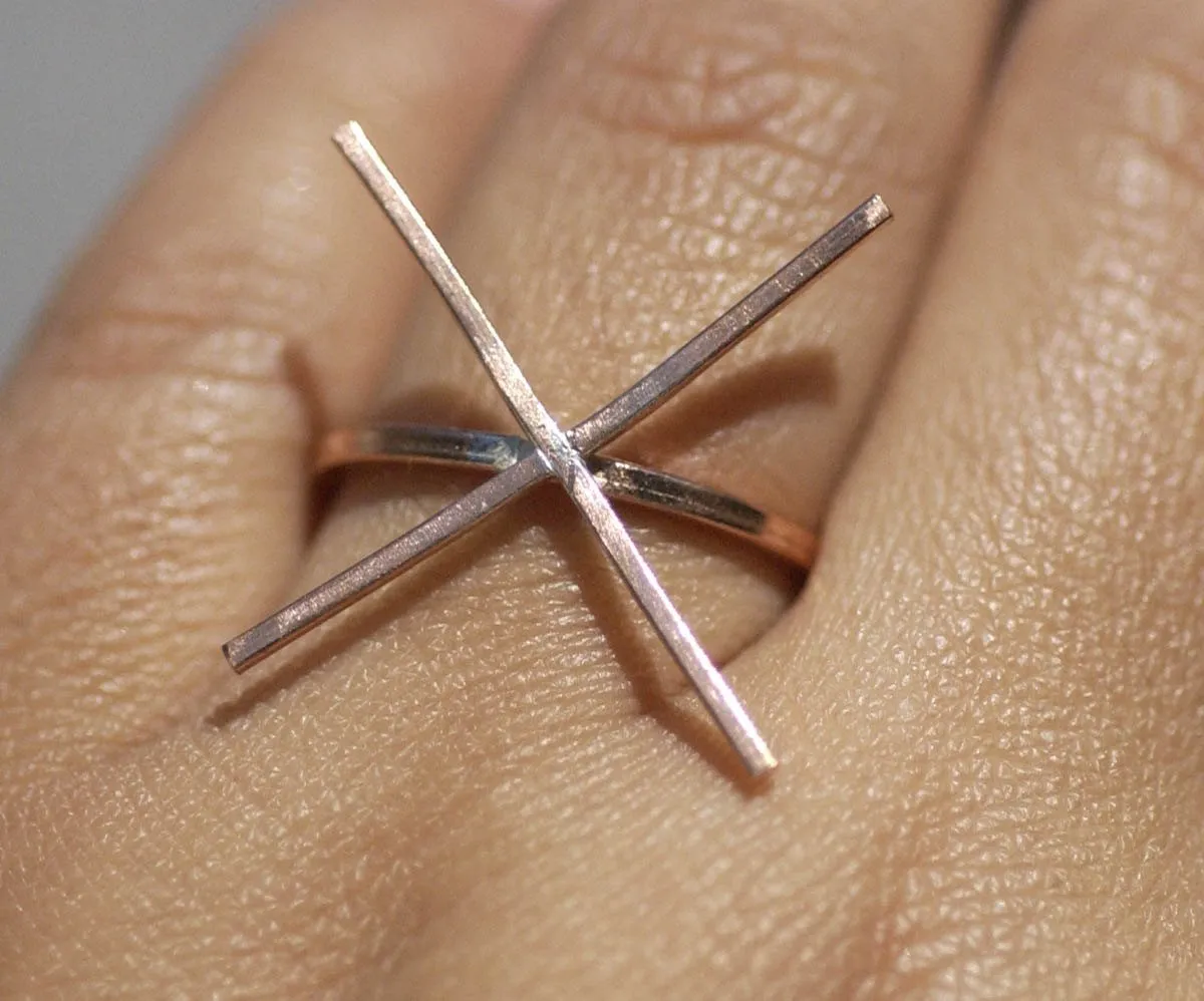 Handmade Claw Ring, Blank Setting, Square Shank, 4 prongs