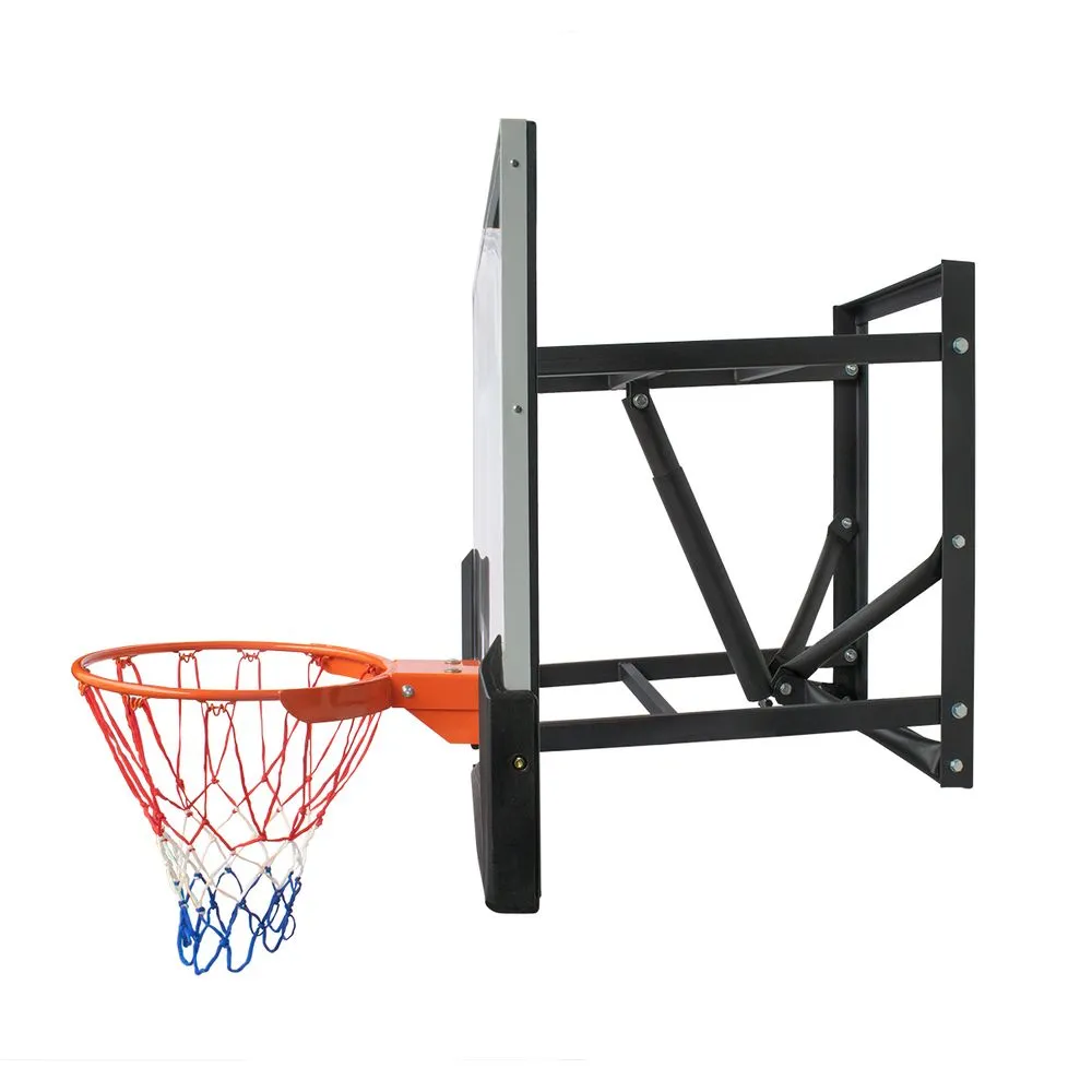 Hook 54" Adjustable Glass Basketball Backboard