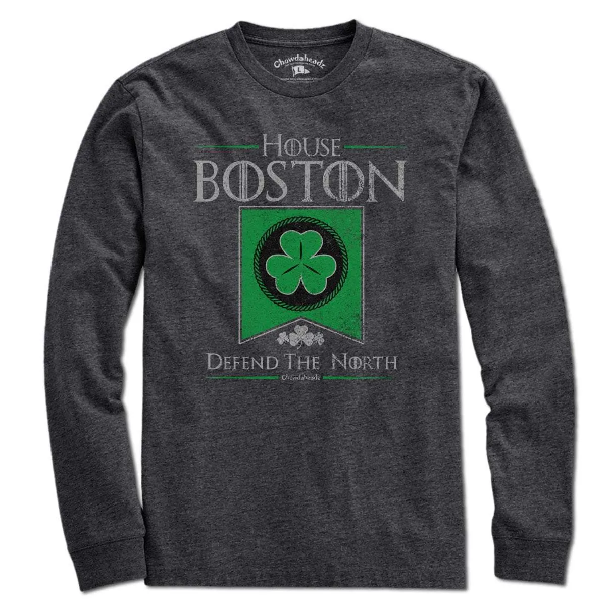 House Boston Shamrock Banner T-shirt
