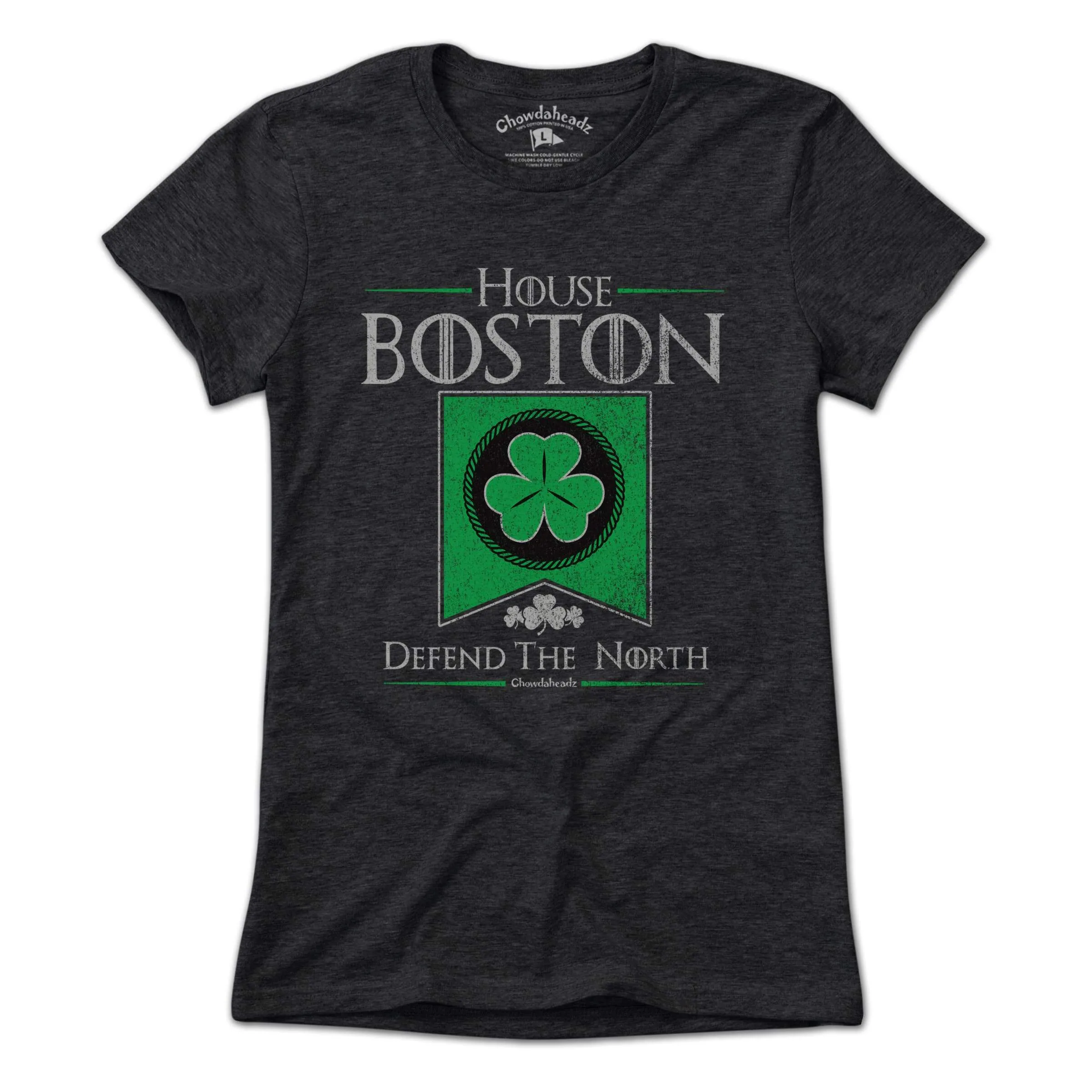 House Boston Shamrock Banner T-shirt