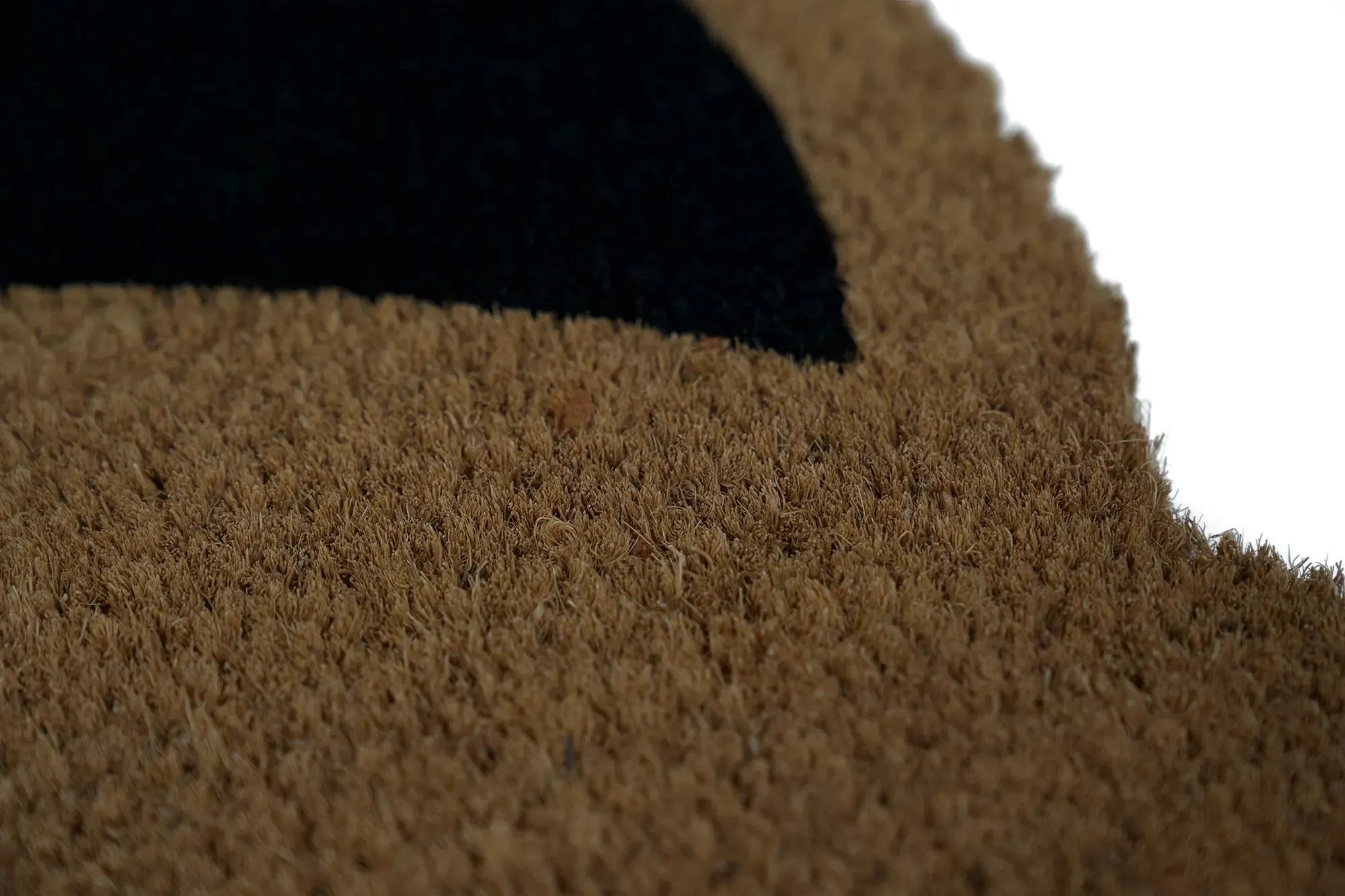 Huntley Pet Cat Print Natural Coir Door Mat with Anti Slipping