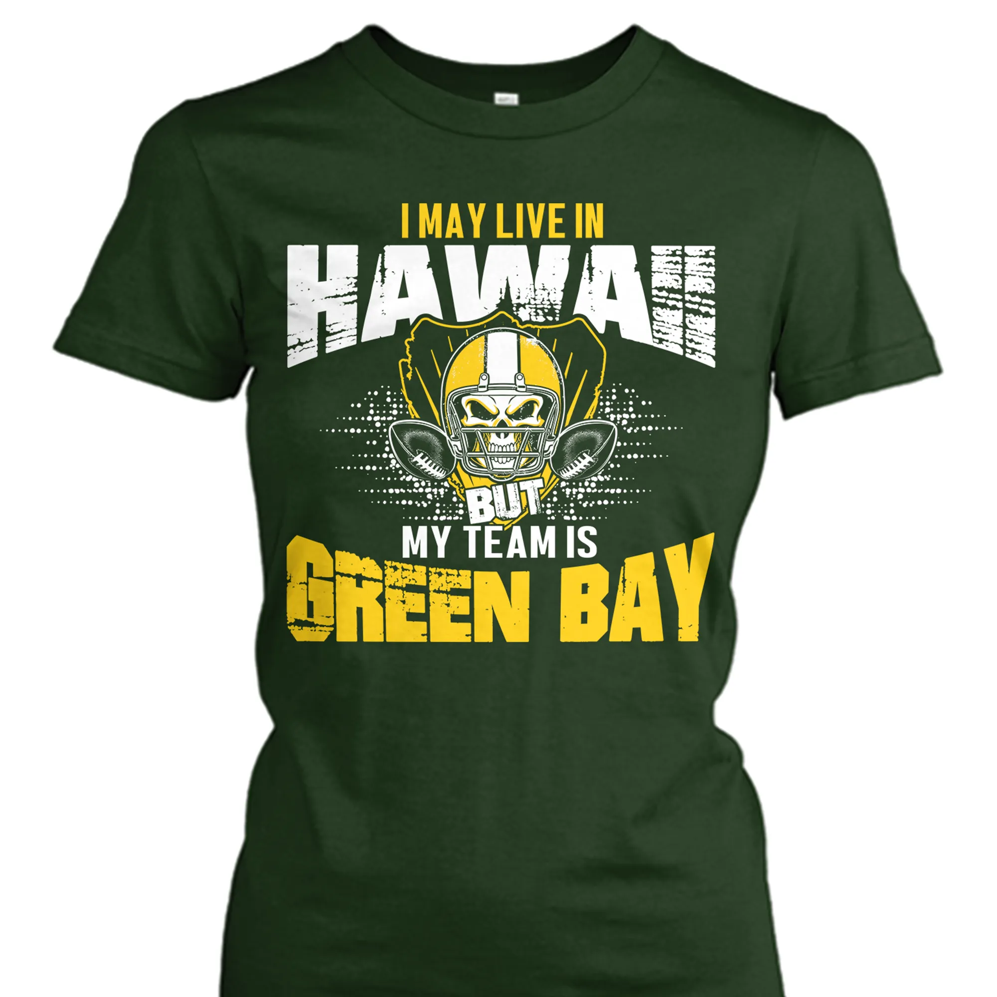 I May Live in Hawaii but My Team is Green Bay