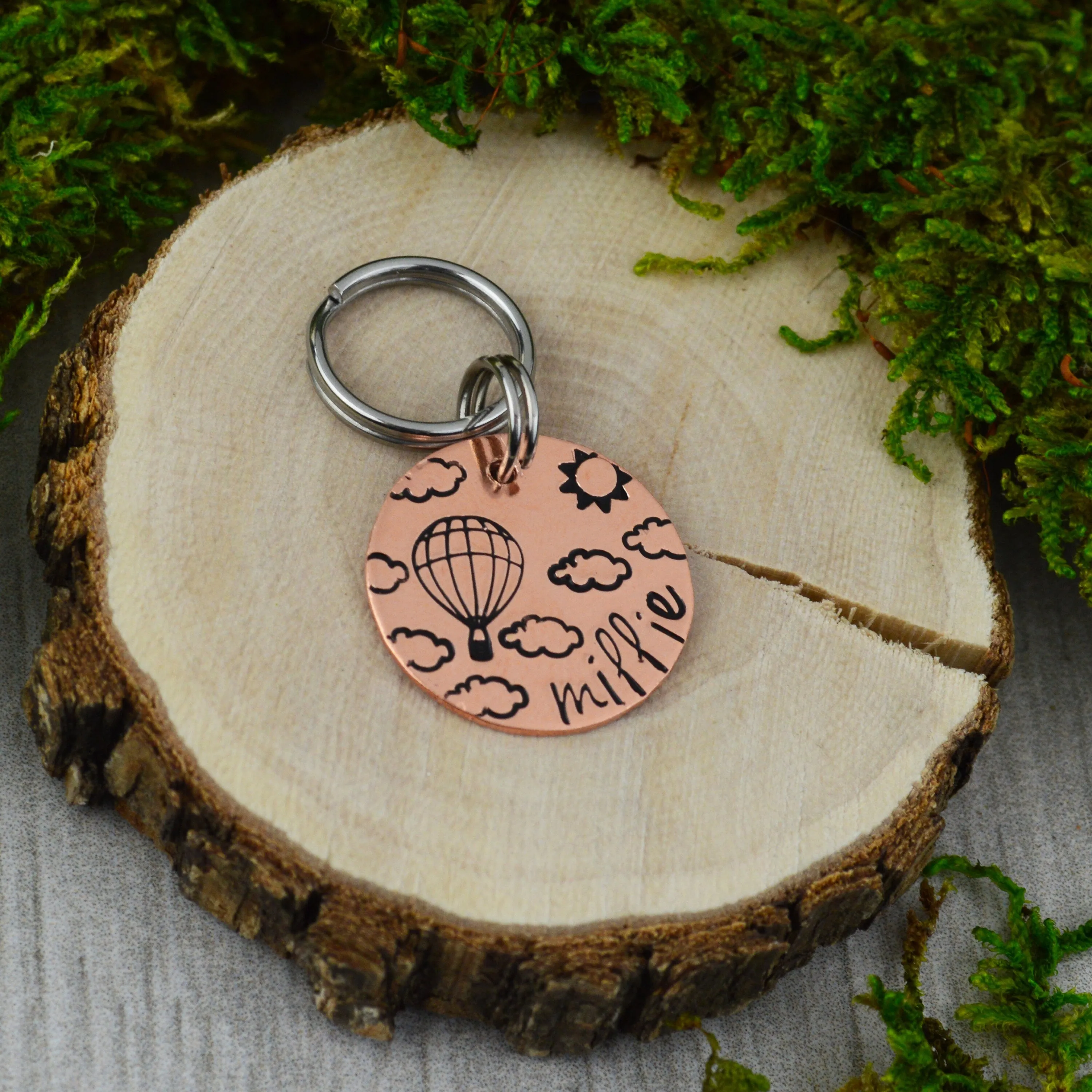 In The Clouds Mini Pet ID Tag