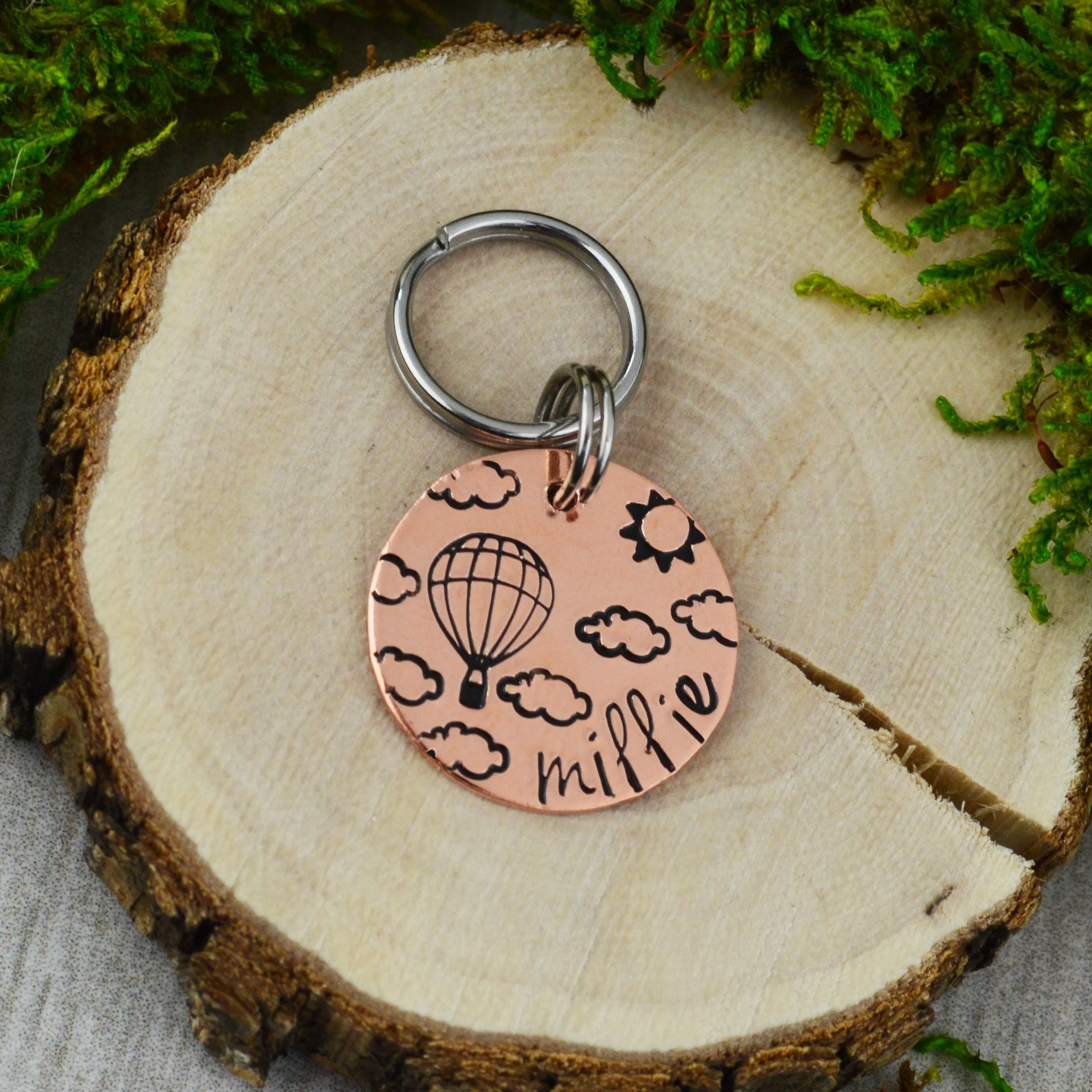 In The Clouds Mini Pet ID Tag