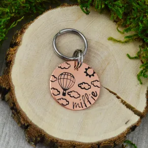 In The Clouds Mini Pet ID Tag