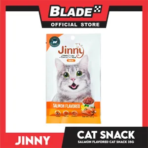 Jinny Cat Stick Treats 35g (Salmon Flavored) Cat Food, Cat Snacks