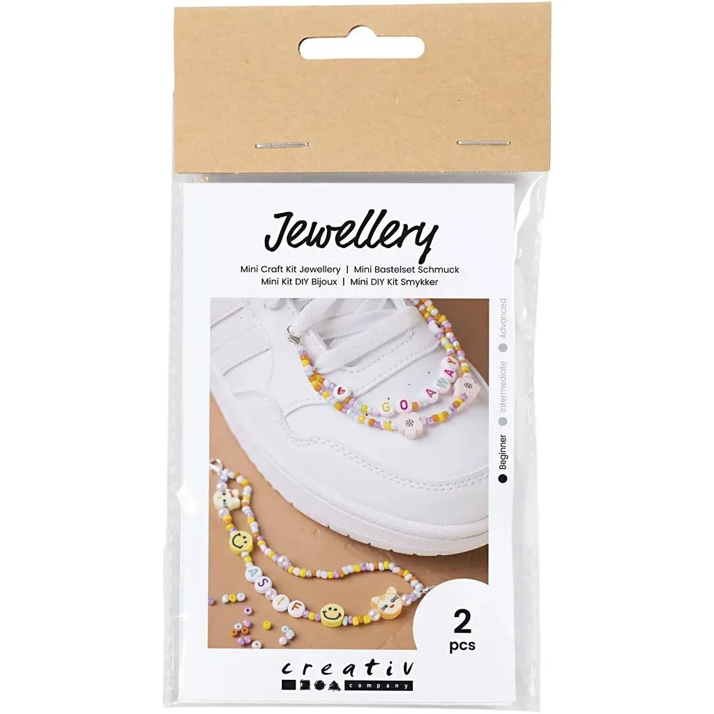 Kid's Charms Mini Craft Kit Jewellery - All Materials & Instructions Included