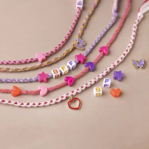 Kid's Friendship Jewellery Mini Craft Mix - All Materials & Instructions Included