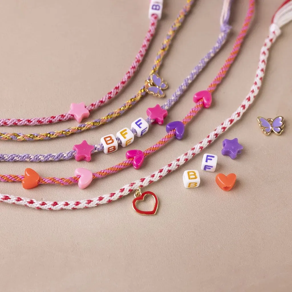 Kid's Friendship Jewellery Mini Craft Mix - All Materials & Instructions Included