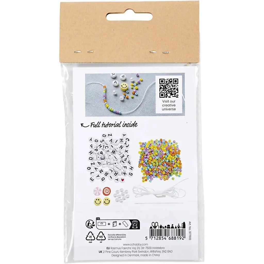 Kid's Necklaces Mini Craft Kit Jewellery - All Materials & Instructions Included