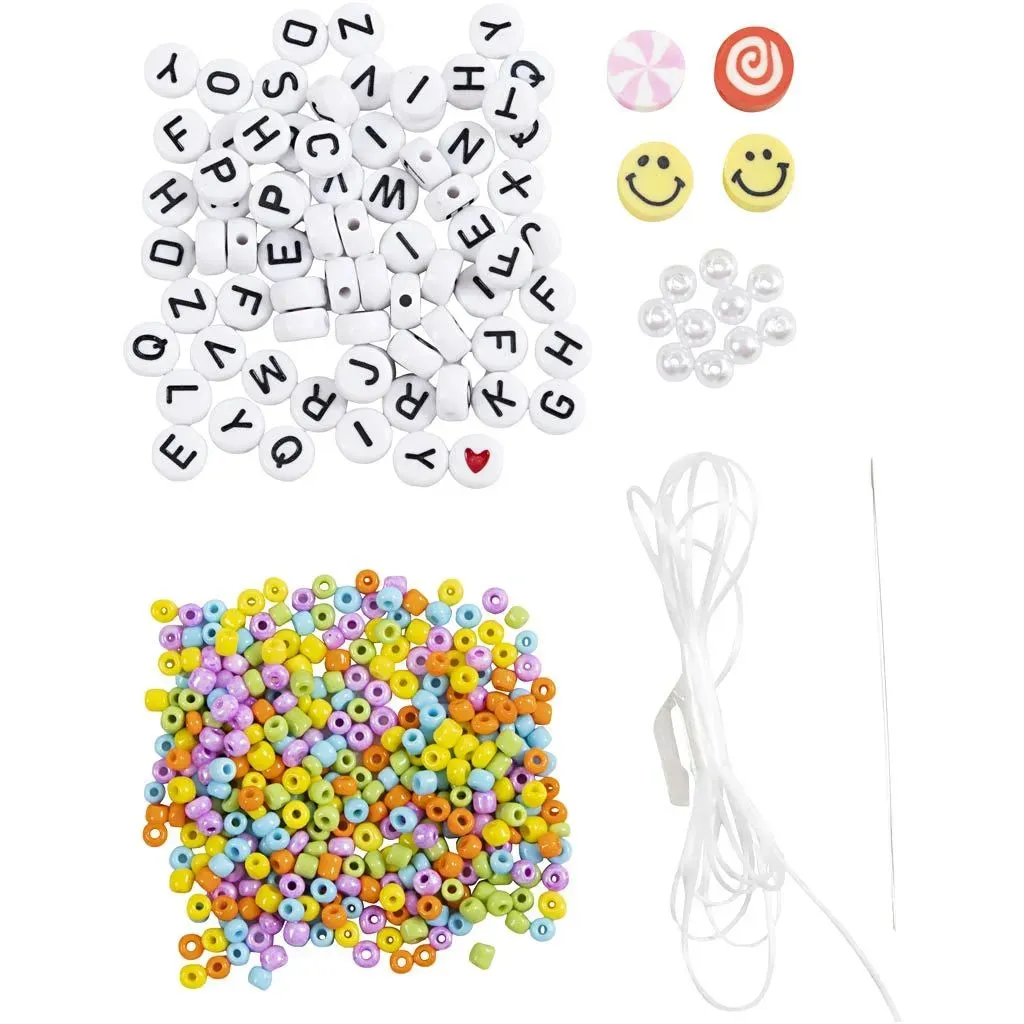 Kid's Necklaces Mini Craft Kit Jewellery - All Materials & Instructions Included