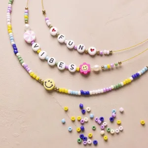 Kid's Necklaces Mini Craft Mix Jewellery - All Materials & Instructions Included
