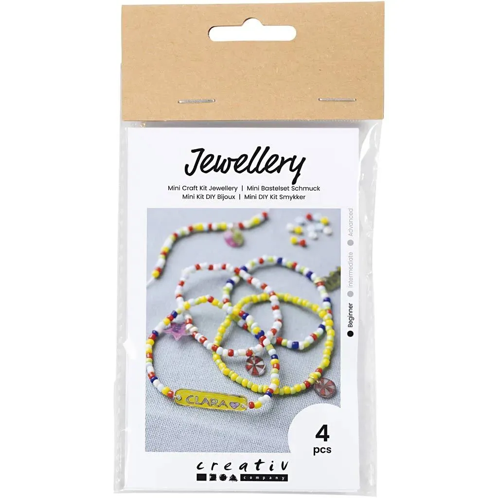 Kid's Shrink Plastic Bracelets Mini Craft Kit Jewellery - All Materials & Instructions Included