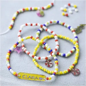 Kid's Shrink Plastic Bracelets Mini Craft Kit Jewellery - All Materials & Instructions Included