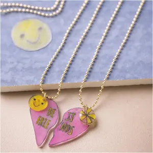 Kid's Shrink Plastic Friendship Necklaces Mini Craft Kit Jewellery - All Materials & Instructions Included