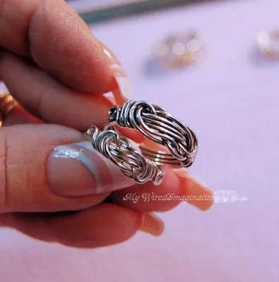 Knot a Ring, DIY Wire Wrap Ring Pattern, Jewelry Tutorial