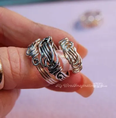 Knot a Ring, DIY Wire Wrap Ring Pattern, Jewelry Tutorial