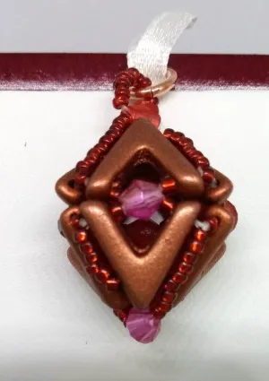 Lamp Light Beaded Bead Pendant (special order - sold out)