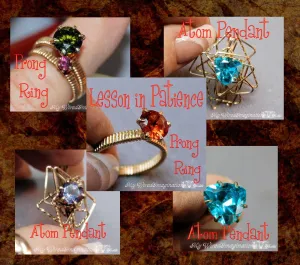 Lesson in Patience, Wire Wrap Prong Ring and Pendant Tutorial