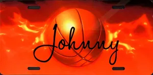 License Plate, Name(s) on Basketball